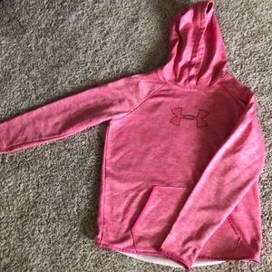Under armor pink sweatshirt